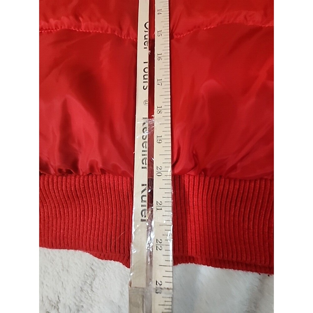 Southpole Puffer Jacket Coat‎ Parka Red Mens Zipper Hooded Warmth Extra Large - Picture 9 of 9